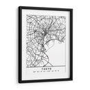 Tokyo - Mapas negros 88 - Emiliano Deificus | Cuadro decorativo de Canvas Lab