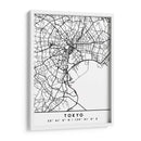 Tokyo - Mapas negros 88 - Emiliano Deificus | Cuadro decorativo de Canvas Lab