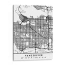 Vancouver - Mapas negros 90 - Emiliano Deificus | Cuadro decorativo de Canvas Lab