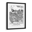 Vancouver - Mapas negros 90 - Emiliano Deificus | Cuadro decorativo de Canvas Lab