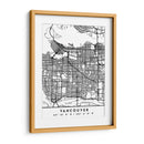 Vancouver - Mapas negros 90 - Emiliano Deificus | Cuadro decorativo de Canvas Lab