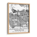 Vancouver - Mapas negros 90 - Emiliano Deificus | Cuadro decorativo de Canvas Lab