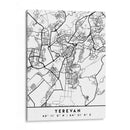 Yerevan - Mapas negros 94 - Emiliano Deificus | Cuadro decorativo de Canvas Lab