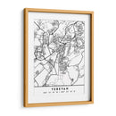 Yerevan - Mapas negros 94 - Emiliano Deificus | Cuadro decorativo de Canvas Lab