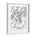 Yerevan - Mapas negros 94 - Emiliano Deificus | Cuadro decorativo de Canvas Lab