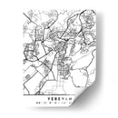 Yerevan - Mapas negros 94 - Emiliano Deificus | Cuadro decorativo de Canvas Lab