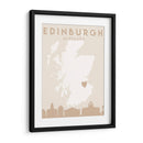 Edinburgh - Mapas del corazón de la ciudad 29 - Emiliano Deificus | Cuadro decorativo de Canvas Lab