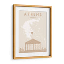 Athens - Mapas del corazón de la ciudad 05 - Emiliano Deificus | Cuadro decorativo de Canvas Lab