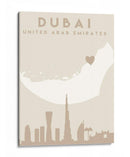 Dubai - Mapas del corazón de la ciudad 27 - Emiliano Deificus | Cuadro decorativo de Canvas Lab