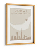 Dubai - Mapas del corazón de la ciudad 27 - Emiliano Deificus | Cuadro decorativo de Canvas Lab