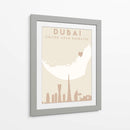Dubai - Mapas del corazón de la ciudad 27 - Emiliano Deificus | Cuadro decorativo de Canvas Lab