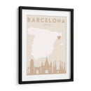 Barcelona - Mapas del corazón de la ciudad 09 - Emiliano Deificus | Cuadro decorativo de Canvas Lab