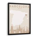 Barcelona - Mapas del corazón de la ciudad 09 - Emiliano Deificus | Cuadro decorativo de Canvas Lab