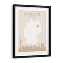 Berlin - Mapas del corazón de la ciudad 13 - Emiliano Deificus | Cuadro decorativo de Canvas Lab
