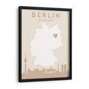 Berlin - Mapas del corazón de la ciudad 13 - Emiliano Deificus | Cuadro decorativo de Canvas Lab