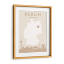 Berlin - Mapas del corazón de la ciudad 13 - Emiliano Deificus | Cuadro decorativo de Canvas Lab
