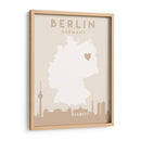 Berlin - Mapas del corazón de la ciudad 13 - Emiliano Deificus | Cuadro decorativo de Canvas Lab