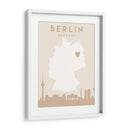 Berlin - Mapas del corazón de la ciudad 13 - Emiliano Deificus | Cuadro decorativo de Canvas Lab