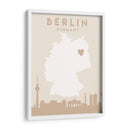 Berlin - Mapas del corazón de la ciudad 13 - Emiliano Deificus | Cuadro decorativo de Canvas Lab