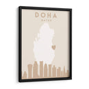 Doha - Mapas del corazón de la ciudad 26 - Emiliano Deificus | Cuadro decorativo de Canvas Lab