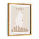 Doha - Mapas del corazón de la ciudad 26 - Emiliano Deificus | Cuadro decorativo de Canvas Lab