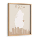 Doha - Mapas del corazón de la ciudad 26 - Emiliano Deificus | Cuadro decorativo de Canvas Lab