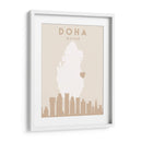 Doha - Mapas del corazón de la ciudad 26 - Emiliano Deificus | Cuadro decorativo de Canvas Lab