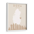 Doha - Mapas del corazón de la ciudad 26 - Emiliano Deificus | Cuadro decorativo de Canvas Lab
