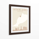 Casablanca - Mapas del corazón de la ciudad 19 - Emiliano Deificus | Cuadro decorativo de Canvas Lab