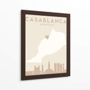Casablanca - Mapas del corazón de la ciudad 19 - Emiliano Deificus | Cuadro decorativo de Canvas Lab