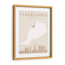 Casablanca - Mapas del corazón de la ciudad 19 - Emiliano Deificus | Cuadro decorativo de Canvas Lab