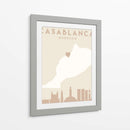 Casablanca - Mapas del corazón de la ciudad 19 - Emiliano Deificus | Cuadro decorativo de Canvas Lab
