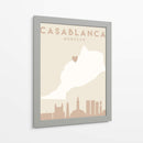 Casablanca - Mapas del corazón de la ciudad 19 - Emiliano Deificus | Cuadro decorativo de Canvas Lab