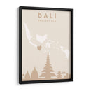 Bali - Mapas del corazón de la ciudad 07 - Emiliano Deificus | Cuadro decorativo de Canvas Lab