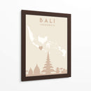 Bali - Mapas del corazón de la ciudad 07 - Emiliano Deificus | Cuadro decorativo de Canvas Lab