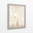 Bali - Mapas del corazón de la ciudad 07 - Emiliano Deificus | Cuadro decorativo de Canvas Lab