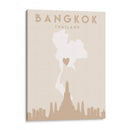 Bangkok - Mapas del corazón de la ciudad 08 - Emiliano Deificus | Cuadro decorativo de Canvas Lab