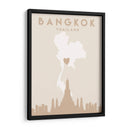 Bangkok - Mapas del corazón de la ciudad 08 - Emiliano Deificus | Cuadro decorativo de Canvas Lab