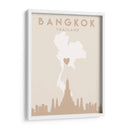 Bangkok - Mapas del corazón de la ciudad 08 - Emiliano Deificus | Cuadro decorativo de Canvas Lab