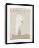 Buenos Aires - Mapas del corazón de la ciudad 17 - Emiliano Deificus | Cuadro decorativo de Canvas Lab