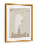 Buenos Aires - Mapas del corazón de la ciudad 17 - Emiliano Deificus | Cuadro decorativo de Canvas Lab