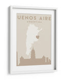 Buenos Aires - Mapas del corazón de la ciudad 17 - Emiliano Deificus | Cuadro decorativo de Canvas Lab