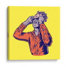 Moderat mask yellow | Cuadro decorativo de Canvas Lab