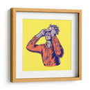 Moderat mask yellow | Cuadro decorativo de Canvas Lab