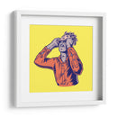 Moderat mask yellow | Cuadro decorativo de Canvas Lab