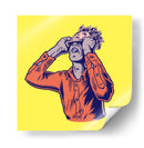 Moderat mask yellow | Cuadro decorativo de Canvas Lab