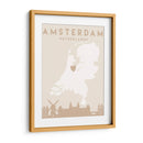 Amsterdam - Mapas del corazón de la ciudad 03 - Emiliano Deificus | Cuadro decorativo de Canvas Lab