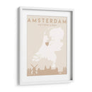 Amsterdam - Mapas del corazón de la ciudad 03 - Emiliano Deificus | Cuadro decorativo de Canvas Lab