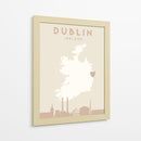 Dublín - Mapas del corazón de la ciudad 28 I - Emiliano Deificus | Cuadro decorativo de Canvas Lab