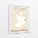 Dublín - Mapas del corazón de la ciudad 28 I - Emiliano Deificus | Cuadro decorativo de Canvas Lab